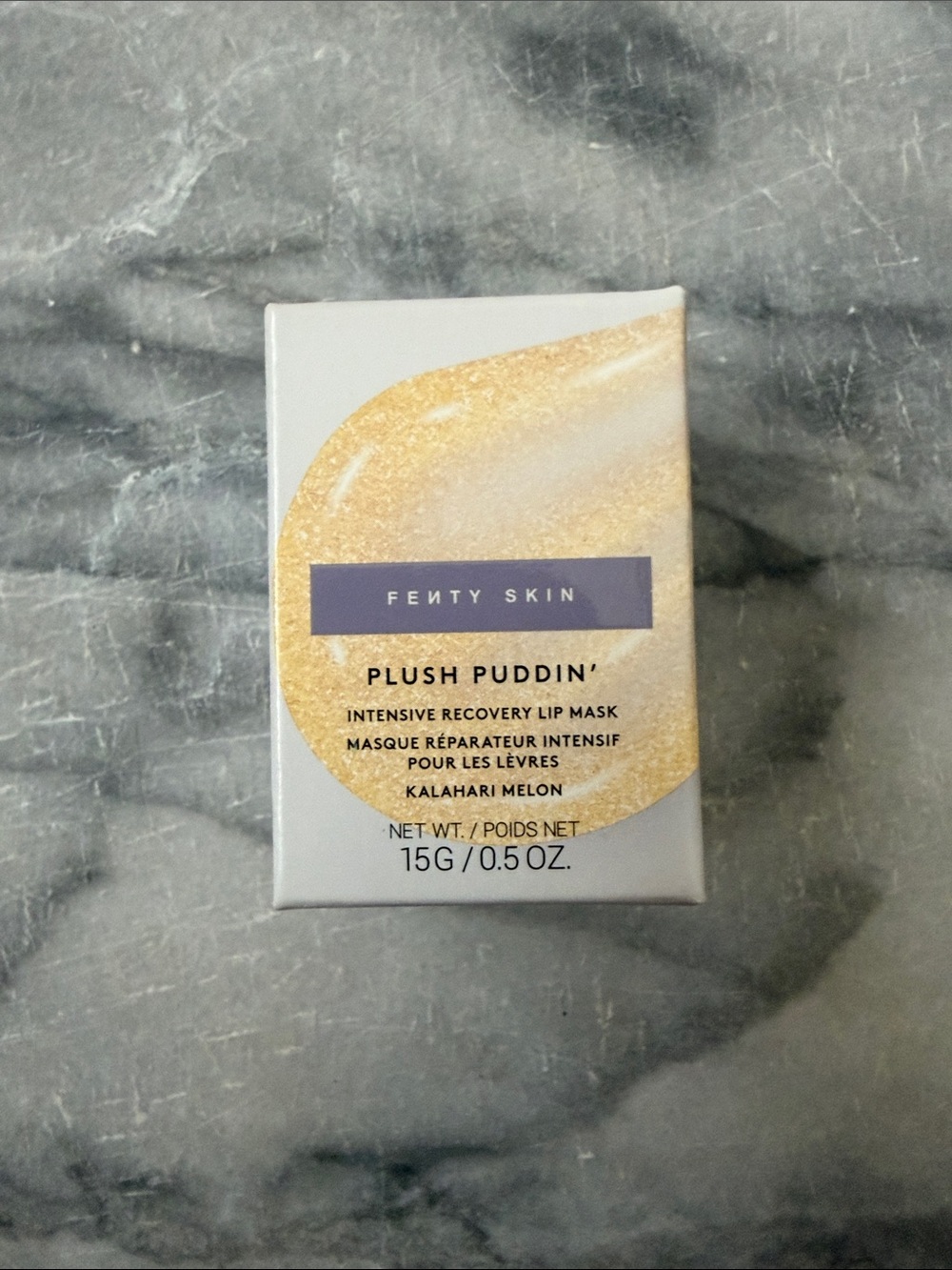 NEW FENTY Skin Plush Puddin’ intense recovery Lip Mask in Kalahari melon